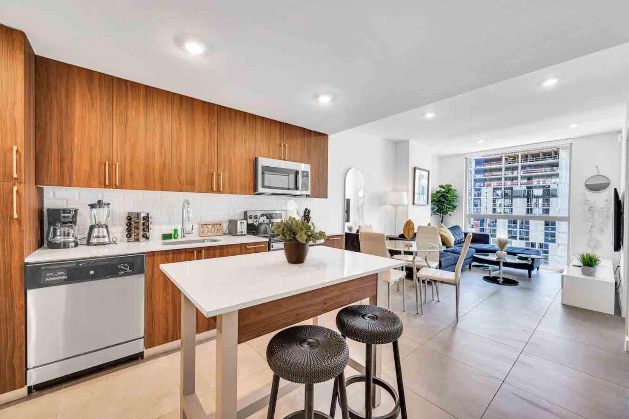Wonderful Unit In Downtown Miami With Free Parking 아파트 외부 사진